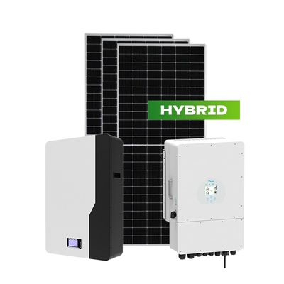 10KVA 48v 10KW Sistema di accumulo di energia solare 110V-240V Montatura sul tetto