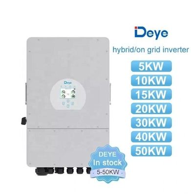 Europe Voltage 8Kw 10Kw 12Kw inverter ibrido trifase con tensione di ingresso 160-800Vdc