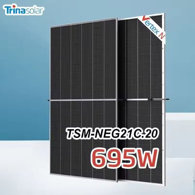 Trina Solar Vertex NEG21C.20 Moduli fotovoltaici bifaciali 665W 670W 675W 680W 690W 700W Pannelli solari