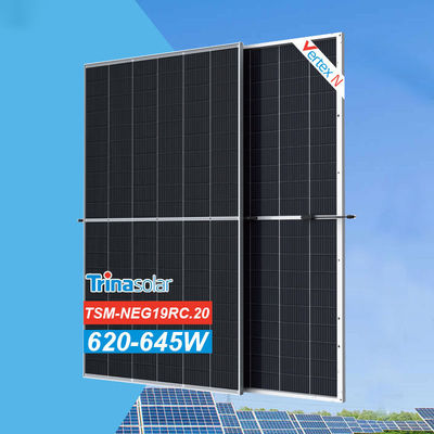 Sistema di energia solare Pannello solare Trina 605W 610W 615W 620W 640W Mezzo taglio 650W 660W 670watt
