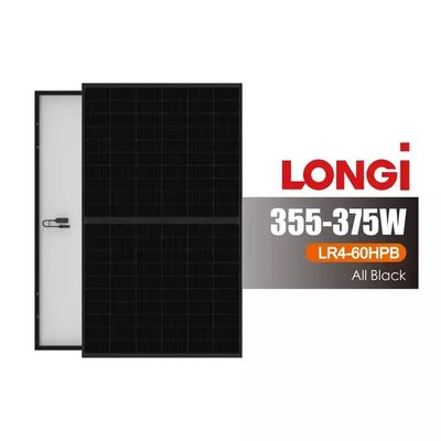 TAINUO Longi Himo 4m LR4-60HPB All Black Mono Panel Solar 365W 370W 375W Modulo fotovoltaico solare
