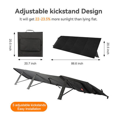 156.75mmx156.75mm Cell 18V 100w Portable Solar Panel Kit per la ricarica in movimento
