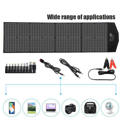 156.75mmx156.75mm Cell 18V 100w Portable Solar Panel Kit per la ricarica in movimento