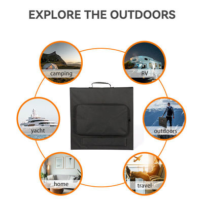 156.75mmx156.75mm Cell 18V 100w Portable Solar Panel Kit per la ricarica in movimento