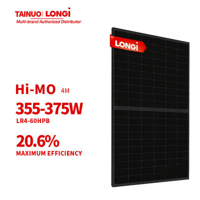 LONGi Hi-MO 4m LR4-60HPB 355-375M M6 9BB Mezza cella Black Frame Pannelli solari Tecnologia 9BB
