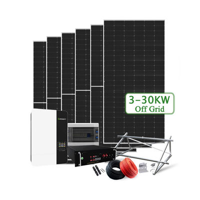 Sistema di energia solare off-grid da 10 kW con kit di pannelli solari a silicio monocristallino da 10000w
