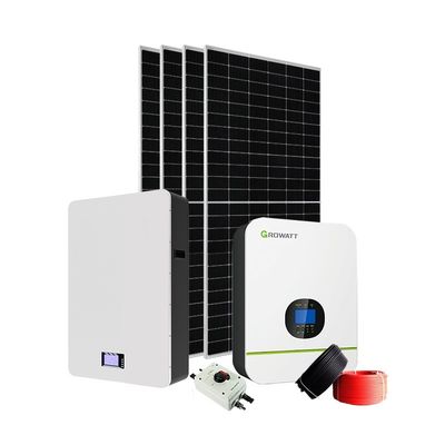 8KW 6KW 5KW 15KW 20KW Off Grid 10KW Sistemi di energia solare per la casa Frequenza di uscita 50Hz