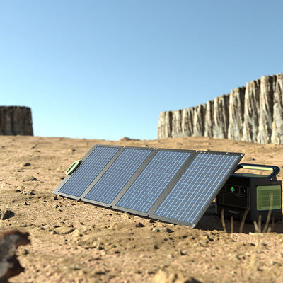 Pannello solare portatile da campeggio da 20 W con porta USB tipo C e struttura pieghevole
