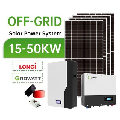 8KW 10KW 12KW 15KW 20KW 30KW pannelli solari ibridi fuori rete Sistema fotovoltaico alimentato per la casa