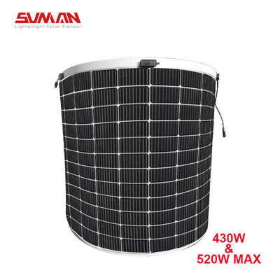 Pannelli fotovoltaici flessibili Sunman 375W/430W Mono PERC Pannello solare per camper e case leggere