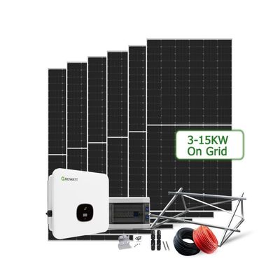 5kw 10kw pannelli solari sul sistema energetico della rete per il commercio entro 24 ore di lavoro