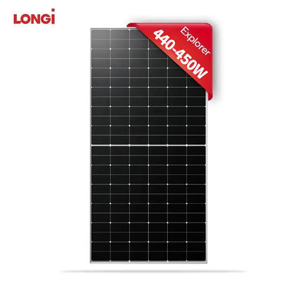 Longi Hi-MO X6 LR5-54HTB 440-450M 440W 445W 450W pannello solare nero puro con celle PERC