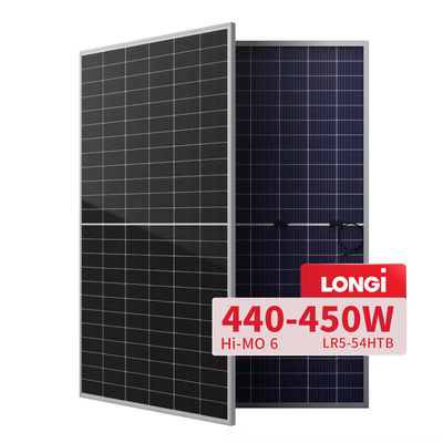 Longi LR5-54HTH 440-450M MONO pannello solare 182mm N-tipo 440W 445W 450W Hi Mo 6 modulo fotovoltaico