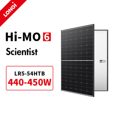Longi LR5-54HTH 440-450M MONO pannello solare 182mm N-tipo 440W 445W 450W Hi Mo 6 modulo fotovoltaico