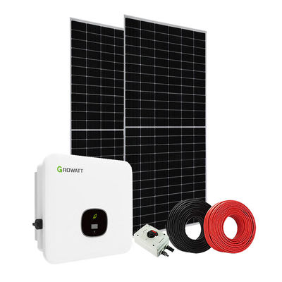 10Kw 20Kw 30kwh Sistema solare Pv Kit di energia solare su rete Sistema di generatore solare ibrido