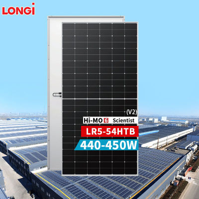Longi Hi-mo 6 LR5-54HTB 440W 445W 435W pannello solare modulo fotovoltaico nero completo Mercato Europa