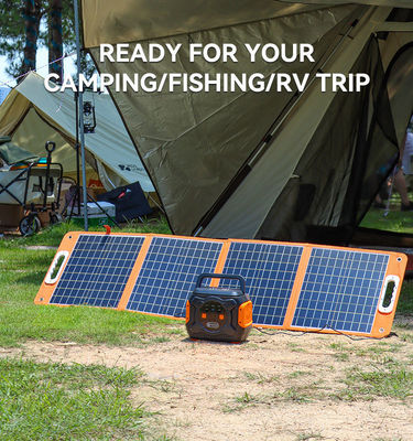 Caricabatterie solare solare solare 100W pieghevole con porta a corrente continua USB tipo-c per campeggio e camper