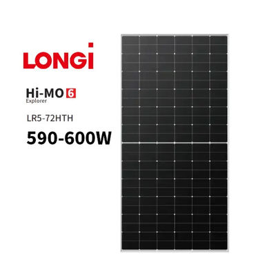LONGI Hi-MOX6 Scientist LR5 72HTH 590-600W pannelli solari monocristallini a mezza cella di tipo N