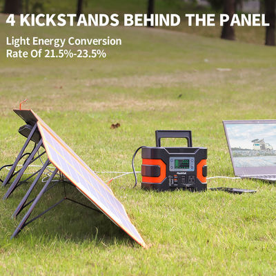 Caricatore di pannelli solari per campeggio pieghevole 155*40cm Sdobbiato 100W 23% Efficienza Monocristallino