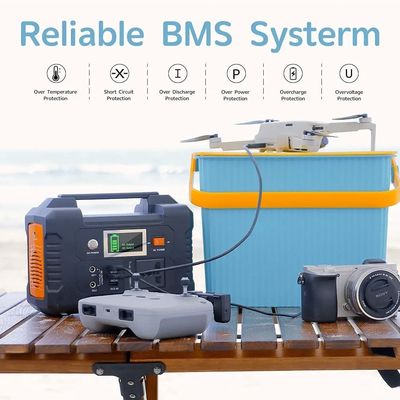 Centrale elettrica portatile a batteria di litio ricaricabile a energia solare da 500 W con controller MPPT