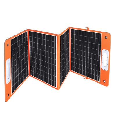 pannello solare monocristallino pieghevole 100W per MOQ basso personalizzare peso leggero QC3.0 PD45W