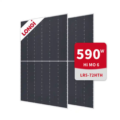 LR5-72HTH 595M 590W 595W 600W pannello solare per sistema di energia solare primo anno decadimento 1,5%