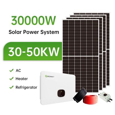 Sistema di energia solare da 30 kW su rete Sistema solare per l'intera casa