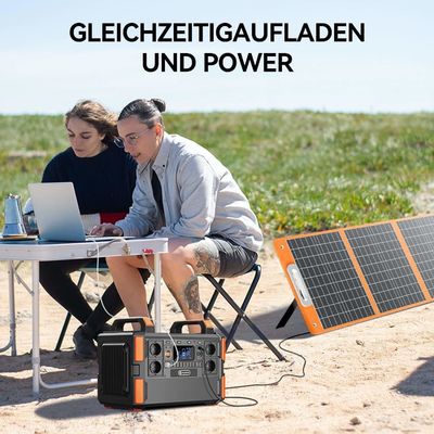 FlashFish 1000w Lifepo4 Lithium Iron Phosphate Battery Power Station con pannello solare