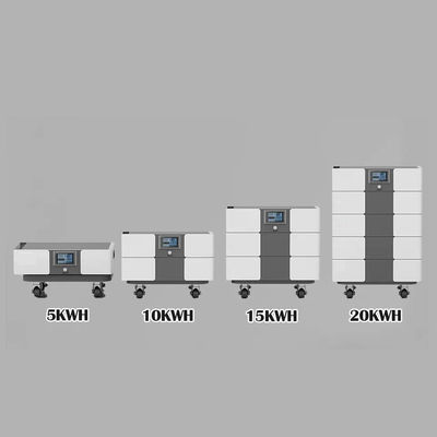 Batterie agli ioni di litio da 48V a 5000W a 51.2V 10kwh Batterie Lifepo4 per sistemi di accumulo di energia domestica