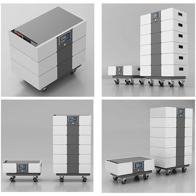 Soluzione di stoccaggio dell'energia fuori rete batteria di litio ferro fosfato impilabile da 51.2V 100Ah