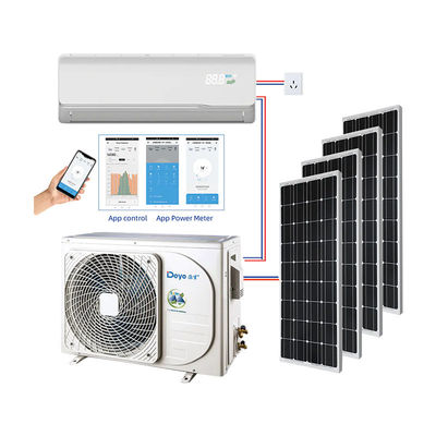 Climatizzatore solare portatile a 48 V a ibrido split 9000BTU 12000BTU 18000BTU 24000BTU