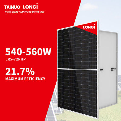 Modulo solare da 182 mm da 540 Watt con efficienza del pannello del 21,7% e scatola di giunzione a tre diodi