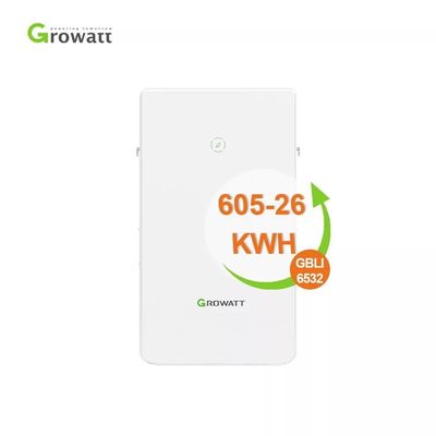 Batteria al litio Growatt 51.2V Capacità flessibile da 6,5 kWh a 13 kWh Materiale anodo LFP