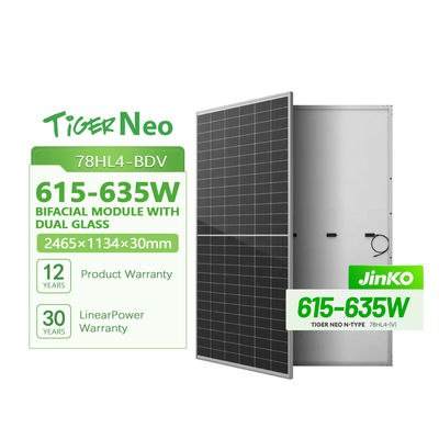182mmx182mm Dimensione della cella Jinko 550W MONO-FACIAL MODULE pannello solare per le vostre esigenze B2B