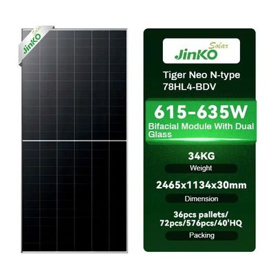 Pannello solare mono PV a mezza cella per la casa con casella di giunzione IP68 e efficienza del 22,7%