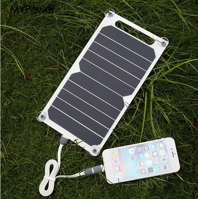 182mmx182mm Cellula 6V/1A 6W Mini pannello solare con cavo USB di ricarica IP67