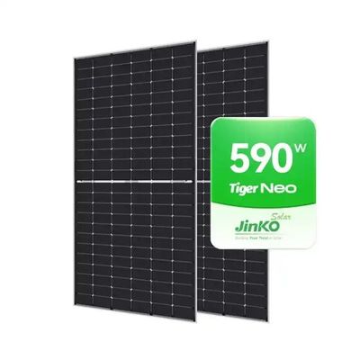 Jinko Solar Tiger Neo pannelli fotovoltaici di tipo N 590W 585W 580W 575W 570W per il sistema solare on-grid