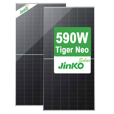 N-Type Mono Solar Panel Jinko 550w 555w Tiger Neo 72HL con casella di giunzione IP68