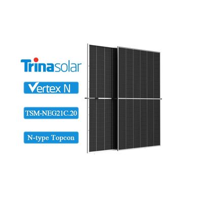Pannello solare di grado A Trina 675W 680W 685W 690W 695W 700W tipo N TOPCon Bifaciale a doppio vetro
