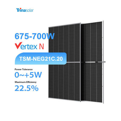 Trina Solar NEG21C.20 pannelli solari bifaciali 675W-700W Serie di pannelli per il sistema di energia solare