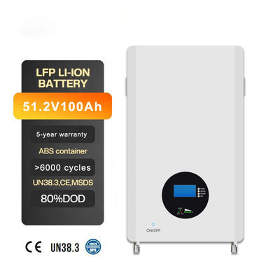 51.2V Lifepo4 batteria agli ioni di litio con Smart BMS per la casa e tutto in uno