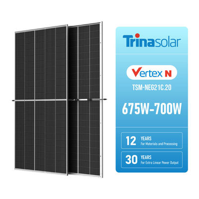330W 395W pannello solare monocristallino di tipo N con telaio in lega di alluminio anodizzato