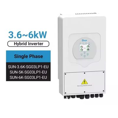 Aggiornate il vostro sistema solare con l'inverter ibrido Deye SUN-6K-SG03LP1-EU 6kw monofase