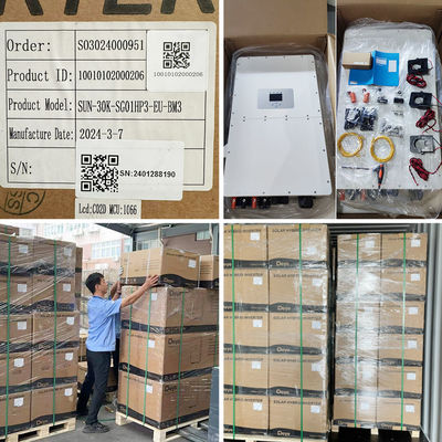 Deye SUN-30K-SG01HP3-EU-BM3 Invertitore ibrido ad alta tensione per impianti di energia solare