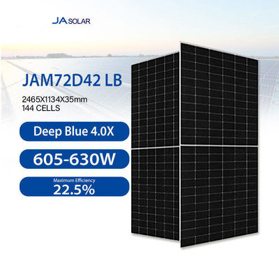 pannello solare per abitazione da 600W con moduli bifaciali di tipo N e dimensioni del pannello 2465*1134*35mm