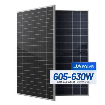 JA 605W 610W 615W pannello solare mono facciale IP68 22,5% di efficienza