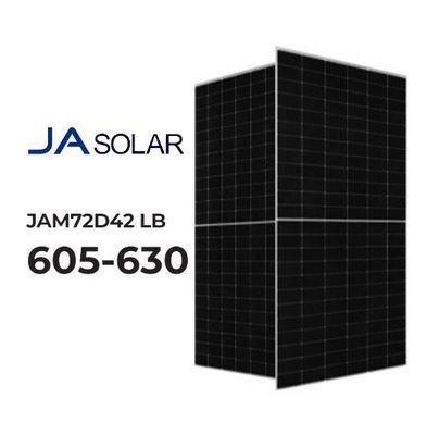 Pannello solare ad alta potenza da 620W con casella di giunzione IP68 e vetro di ferro temperato da 2,0 mm