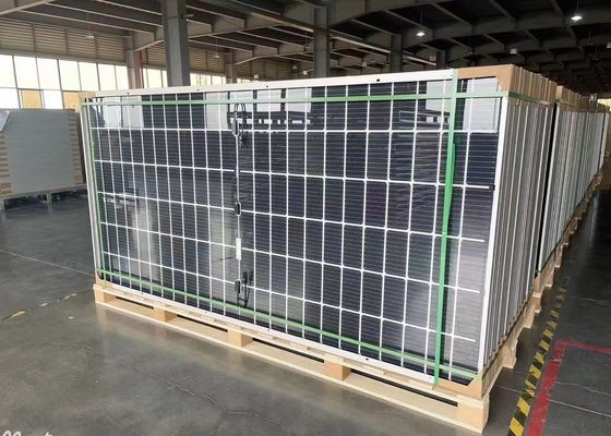 610W JA Mono MBB Mezza cellula tipo N Bifaciale doppio vetro modulo fotovoltaico pannello solare 4mm 2 IEC