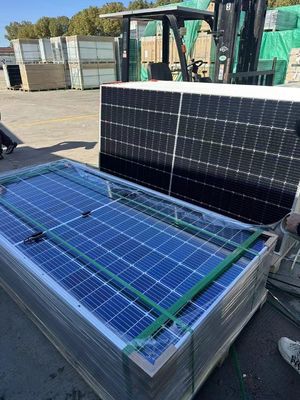 610W JA Mono MBB Mezza cellula tipo N Bifaciale doppio vetro modulo fotovoltaico pannello solare 4mm 2 IEC