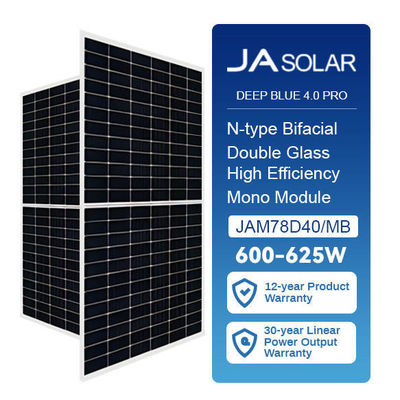 620W JAM72D42/LB pannello solare sollevato con efficienza del 22,4% e dimensioni 2465*1134*35mm